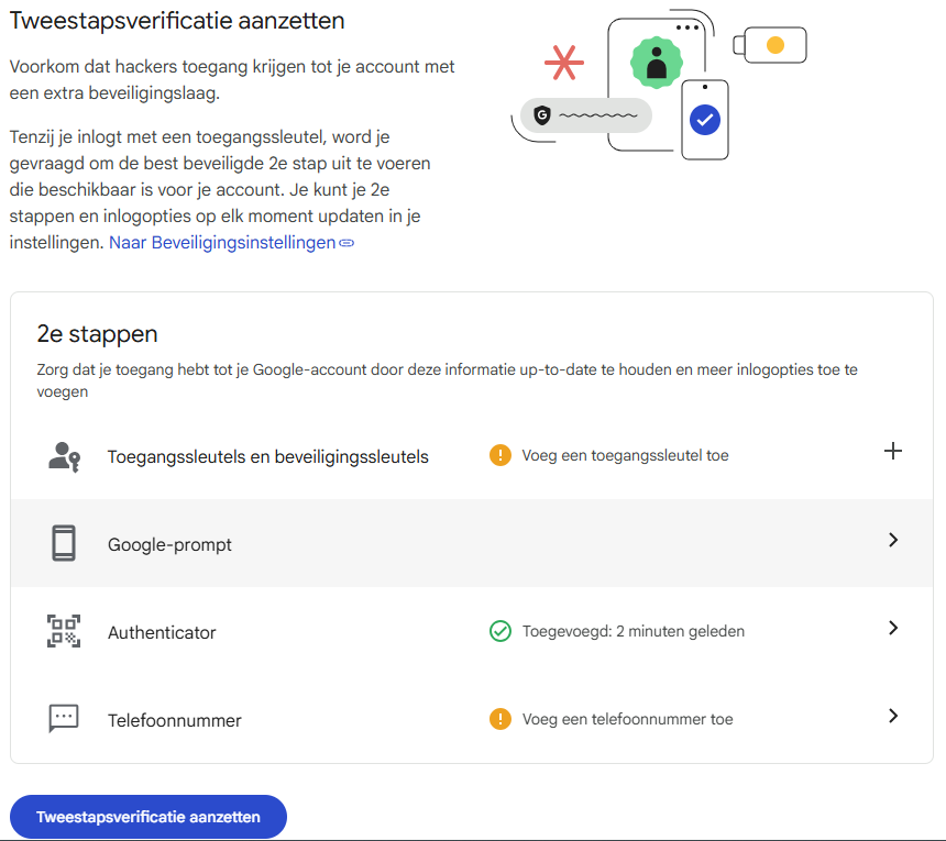 Stap 10: Telefoonnummer selecteren