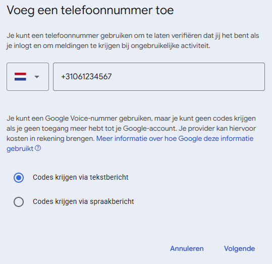 Stap 14: Nummer bevestigen en opslaan